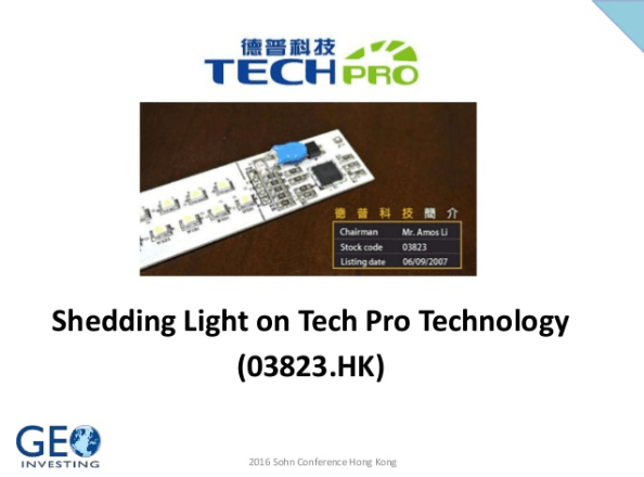 Shedding Light On Tech Pro Technology (0.3823.HK) – Due Diligence Raises Questions