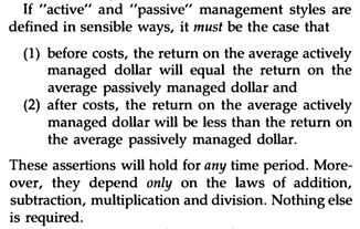 active vs passive investing management styles
