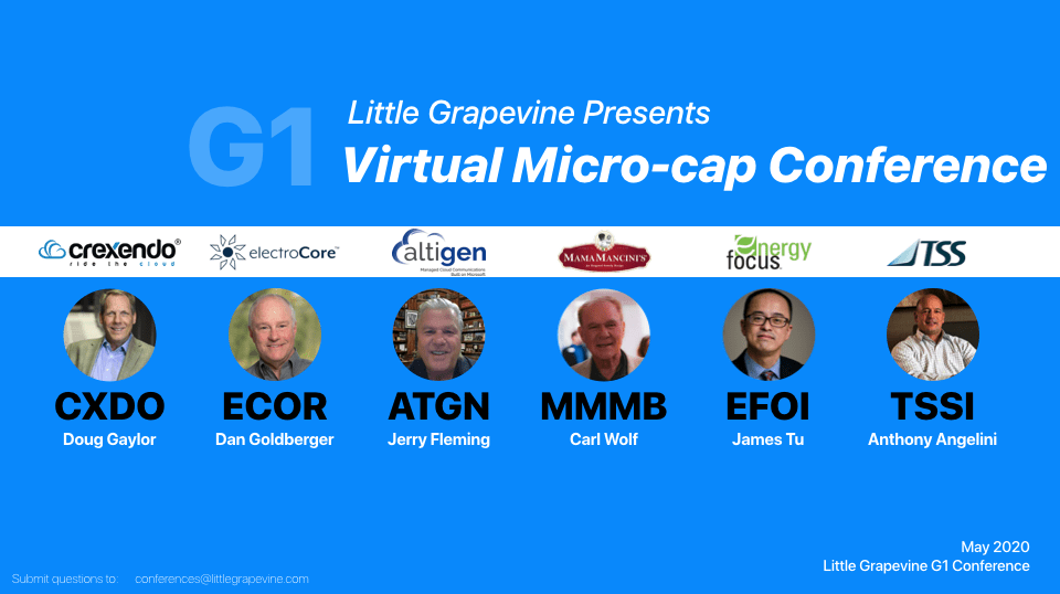 G-1 Microcap Conference Header Thumb