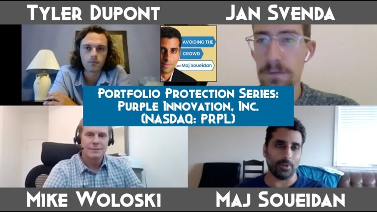 Portfolio Protection Series: Purple Innovation, Inc. (NASDAQ: PRPL) | Avoiding the Crowd