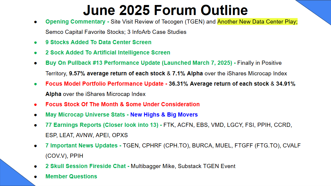 June Outline