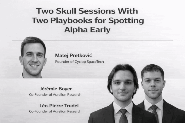 Cyclop SpaceTech & Aurelion Research Share Their Playbooks For Spotting Alpha Early [GeoWire Weekly No. 223] | 🇺🇸 ZDPY LRGR FSI