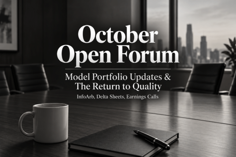 October Open Forum Recap + How We Use Delta Sheets to Spot Small-Cap Catalysts [GeoWire Weekly No. 260]